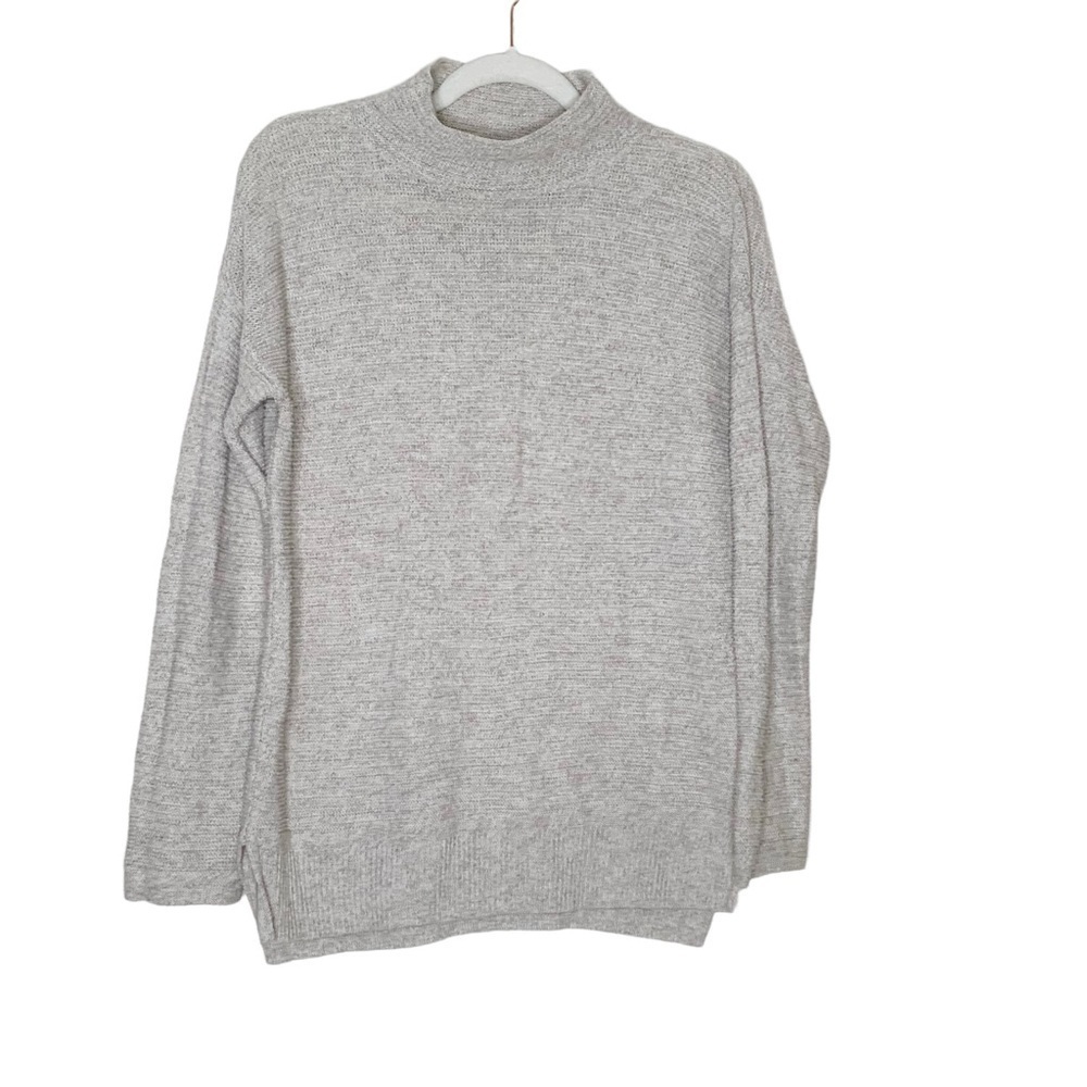 OLD Navy light pinkish/grey high neck sweater. Long sleeves. Size M
